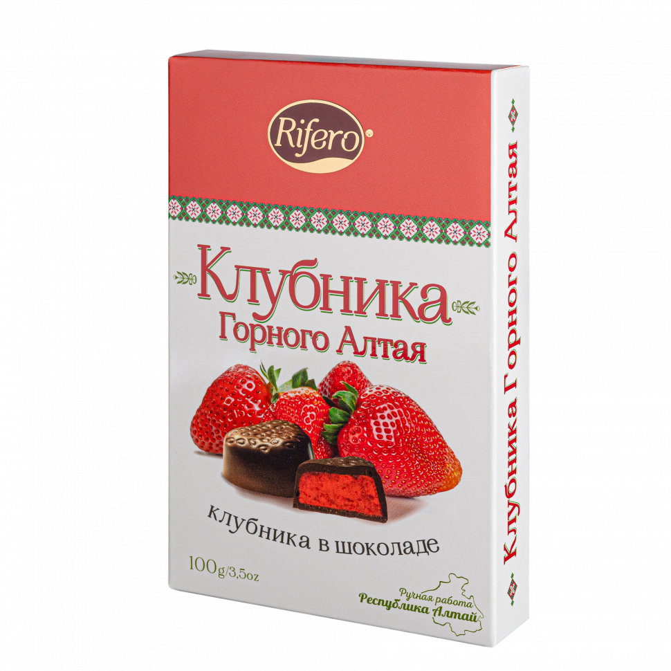  Риф и ко Конфеты "КЛУБНИКА Горного Алтая" 100г        в Рубцовске