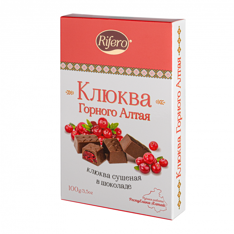  Риф и ко Конфеты "КЛЮКВА Горного Алтая" 100г         в Рубцовске