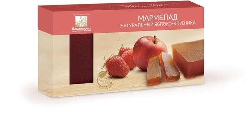 Мармелад пластовый 210г Яблоко-Клубника в Рубцовске