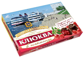 №2 КФ МИР Клюква в шоколадной глазури 160г в Рубцовске